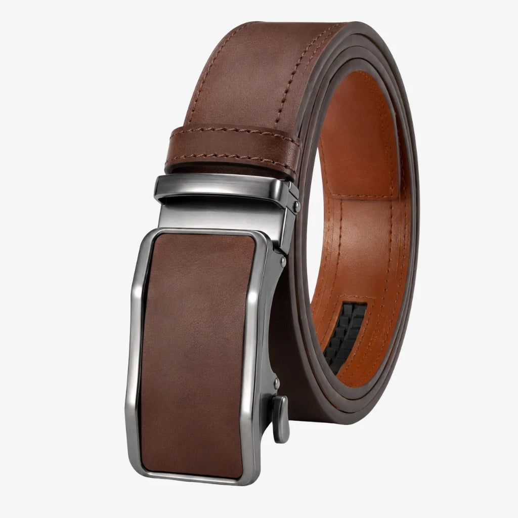 Belt for Men Dress Model Veyron Brown | CORVIKO Belt for Men Dress Model Veyron Brown | CORVIKO