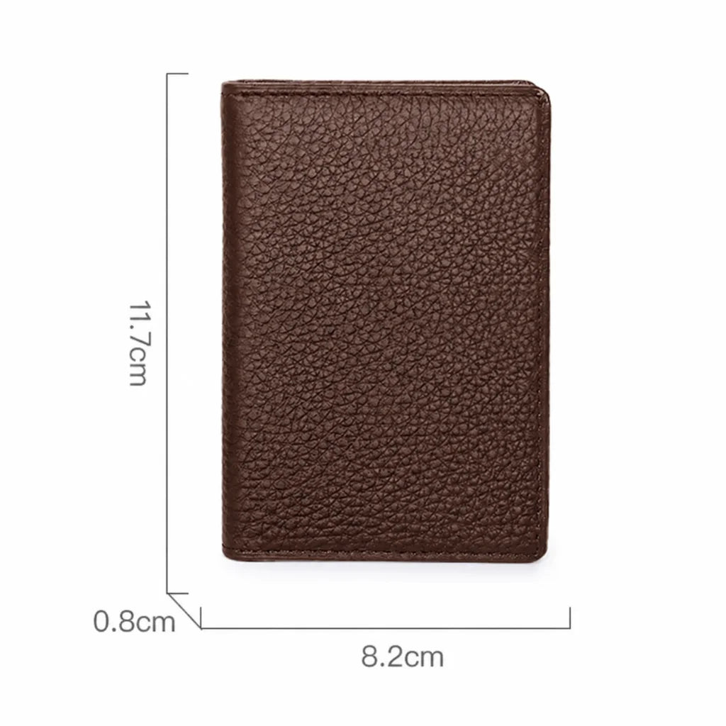 Coffee vertical card holder for men with 11.7 cm by 8.2 cm size reference by CORVIKO