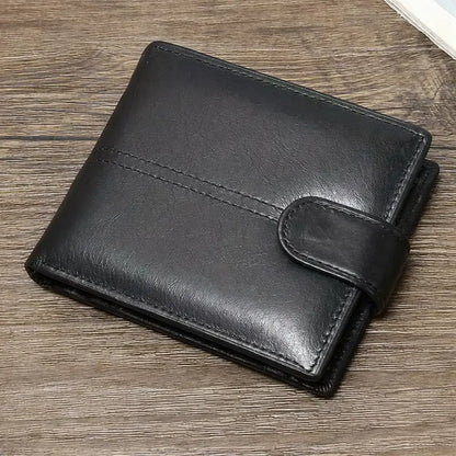 Wallet for Men Bifold Model Varo Black by CORVIKO
